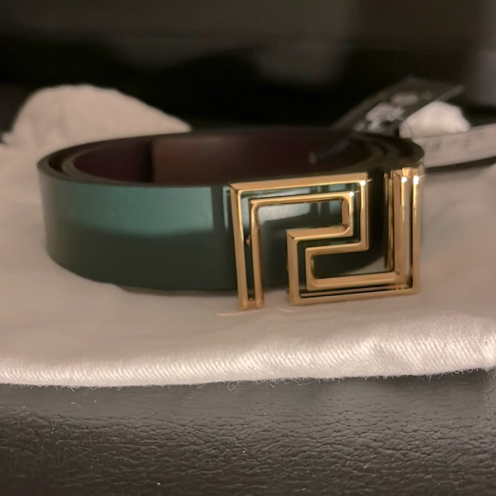 Versace Greca reversible belt